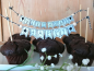 Preview: Mini Wimpelkette Happy Birthday - ITH-Stickdatei